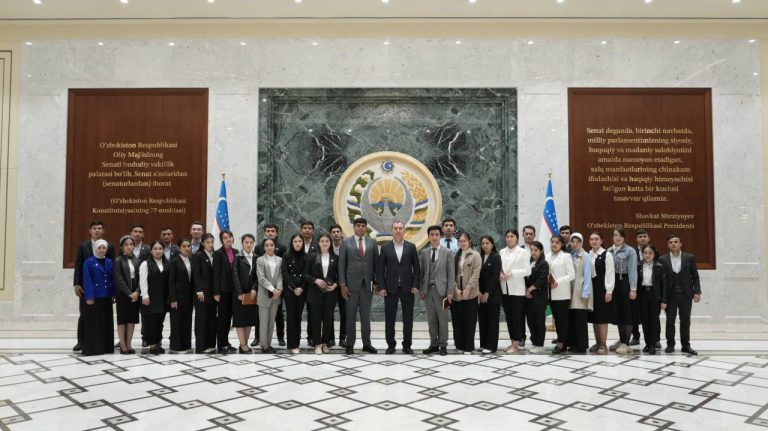 Students of NUU are in the Senate of the Oliy Majlis of the Republic of Uzbekistan