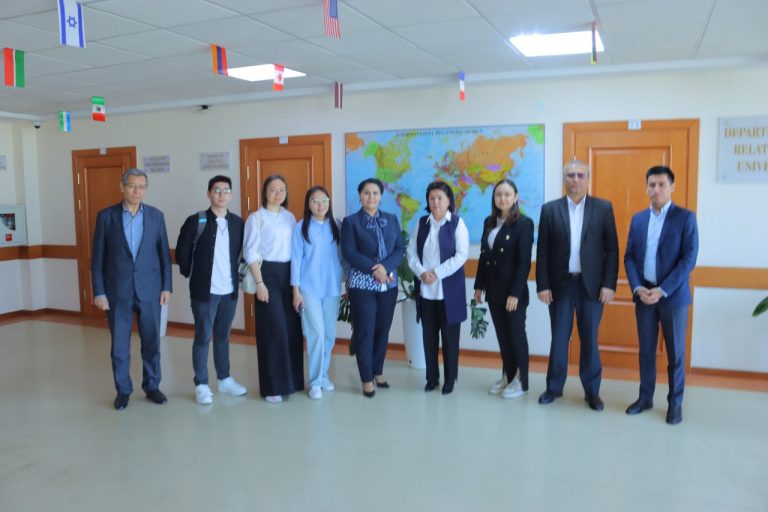 Students of L.N. Gumilyov Eurasian National University at UzMU as part of the academic mobility program