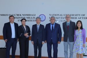 Gong-Kong Ta’lim Universiteti rektori boshchiligidagi delegatsiya O’zMUda