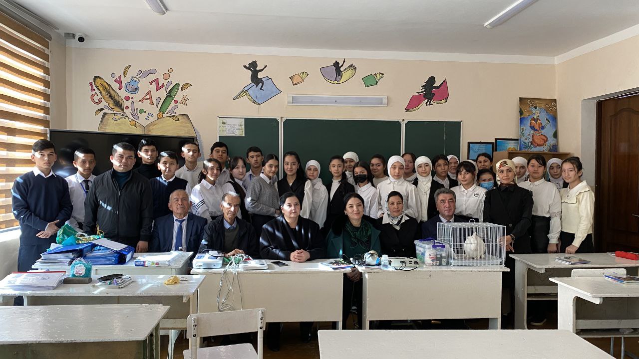 O‘zMU Biologiya fakulteti tomonidan “Sog‘lom ovqatlanish – uzoq umr garovi” mavzusidagi mahorat darsi