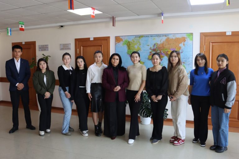 Students of Osh State University are in NUU on the basis of academic exchange