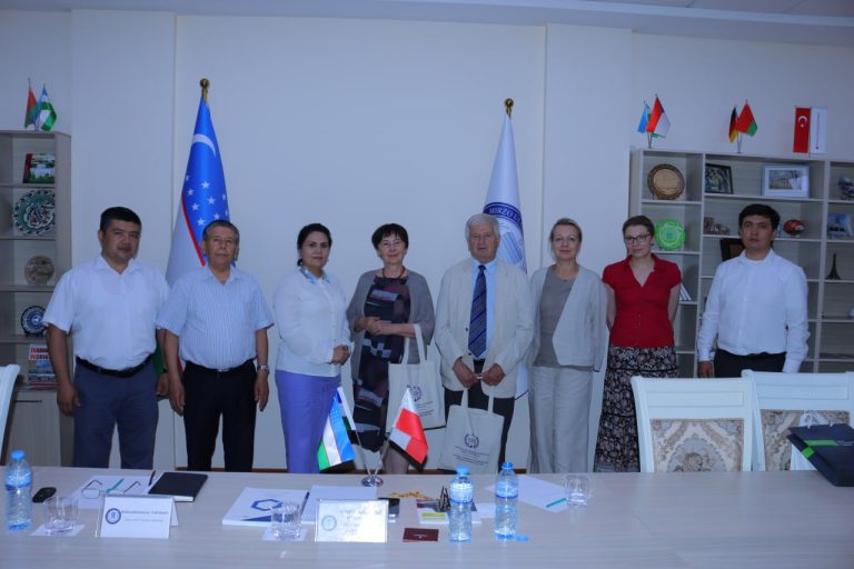 The delegation of Warsaw University of the Republic of Poland is at NUU