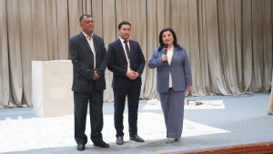 O‘zMUda “Qaqnus” talabalar teatr guruhining spektakli namoyish etildi