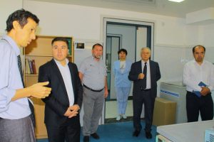 O‘zMU huzuridagi Biofizika va biokimyo institutiga tashrif