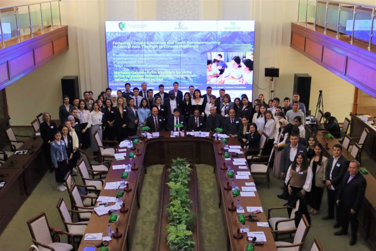 Climate change education and development of youth entrepreneurship in Central Asia: international conference on ways to adapt to climate change