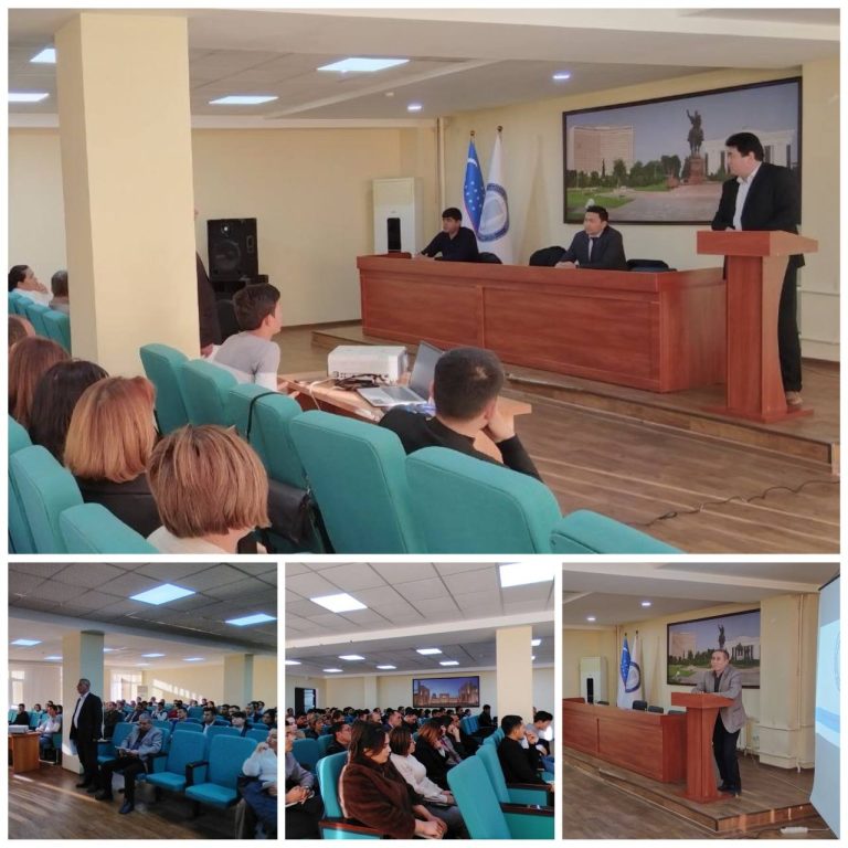 Yesterday, a seminar-training was held with the participation of tutors working at the National University of Uzbekistan.
