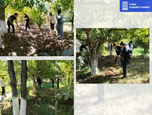 O‘zMUda talabalar tashabbusi bilan “Tabiatni plastik va polietilendan asraylik!” tozalik aksiyasi