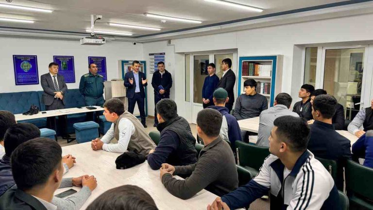 An interview was held with the students in student residence No. 5 belonging to NUU