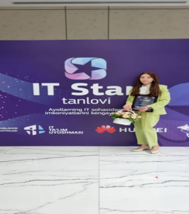 O‘zMU olimasi xotin-qizlar uchun &laquo;IT Star&raquo; tanlovining “The Best IT-researcher” nominatsiyasi g‘olibi bo‘ldi