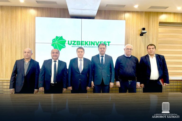 A meeting was held within the framework of cooperation with “Uzbekinvest” insurance company