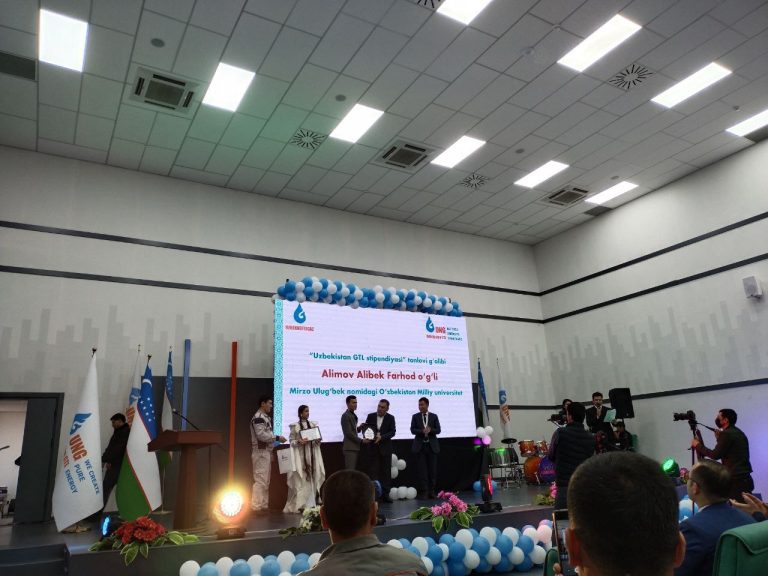 The student of the Faculty of Chemistry became the winner of the fifth scholarship competition “Uzbekistan GTL”
