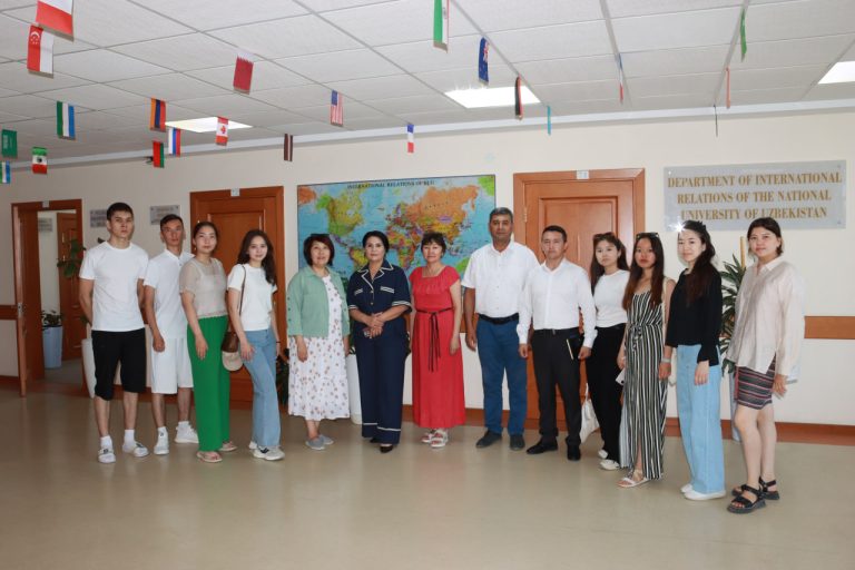 Students of the North Kazakhstan University named after M. Kozibayev are on field practice at the National University of Uzbekistan