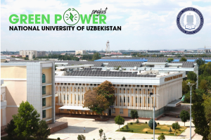 O‘zbekiston Milliy universitetining “Yashil energiya” loyihasi