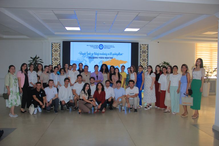Summer school on “Cultural and linguistic values of the Great Silk Road”