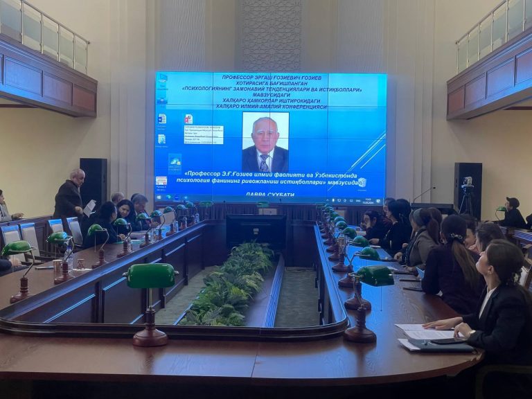 &laquo;Psixologiyaning zamonaviy tendensiyalari va istiqbollari&raquo; mavzusidagi xalqaro ilmiy-amaliy konferensiya o‘tkazildi