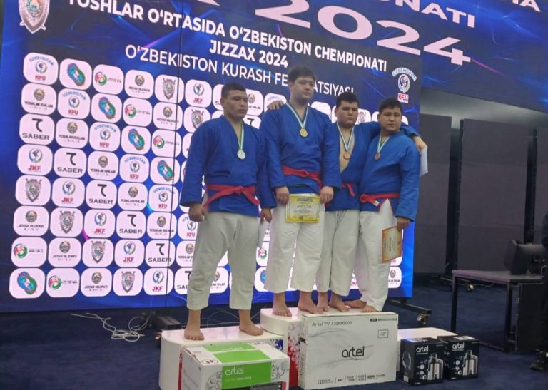 National University of Uzbekistan students won prizes in the Uzbekistan Kurash Championship