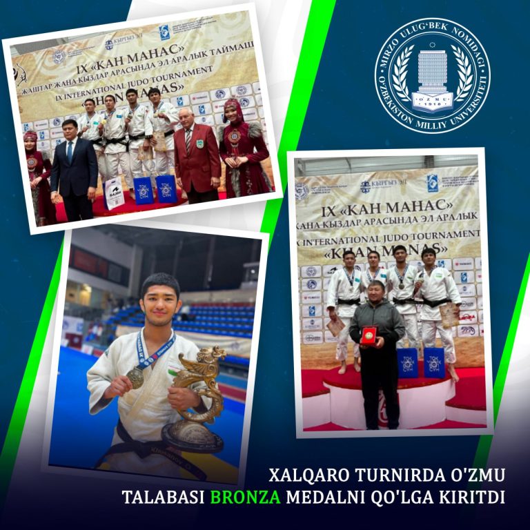 National University of Uzbekistan student wins bronze medal at international tournament