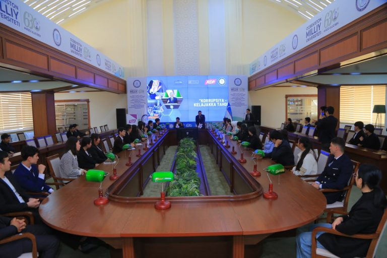 “Corruption is a threat to the future”: Roundtable discussion on the principles of honesty in cooperation with the Youth Union and the National University of Uzbekistan