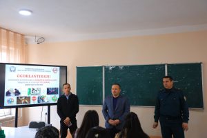 Talabalar bilan “Giyohvandlik — umr zavoli” mavzusida davra suhbati