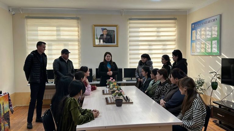 A roundtable discussion on mental stability and healthy lifestyle was held for female students at the dormitory of the National University of Uzbekistan